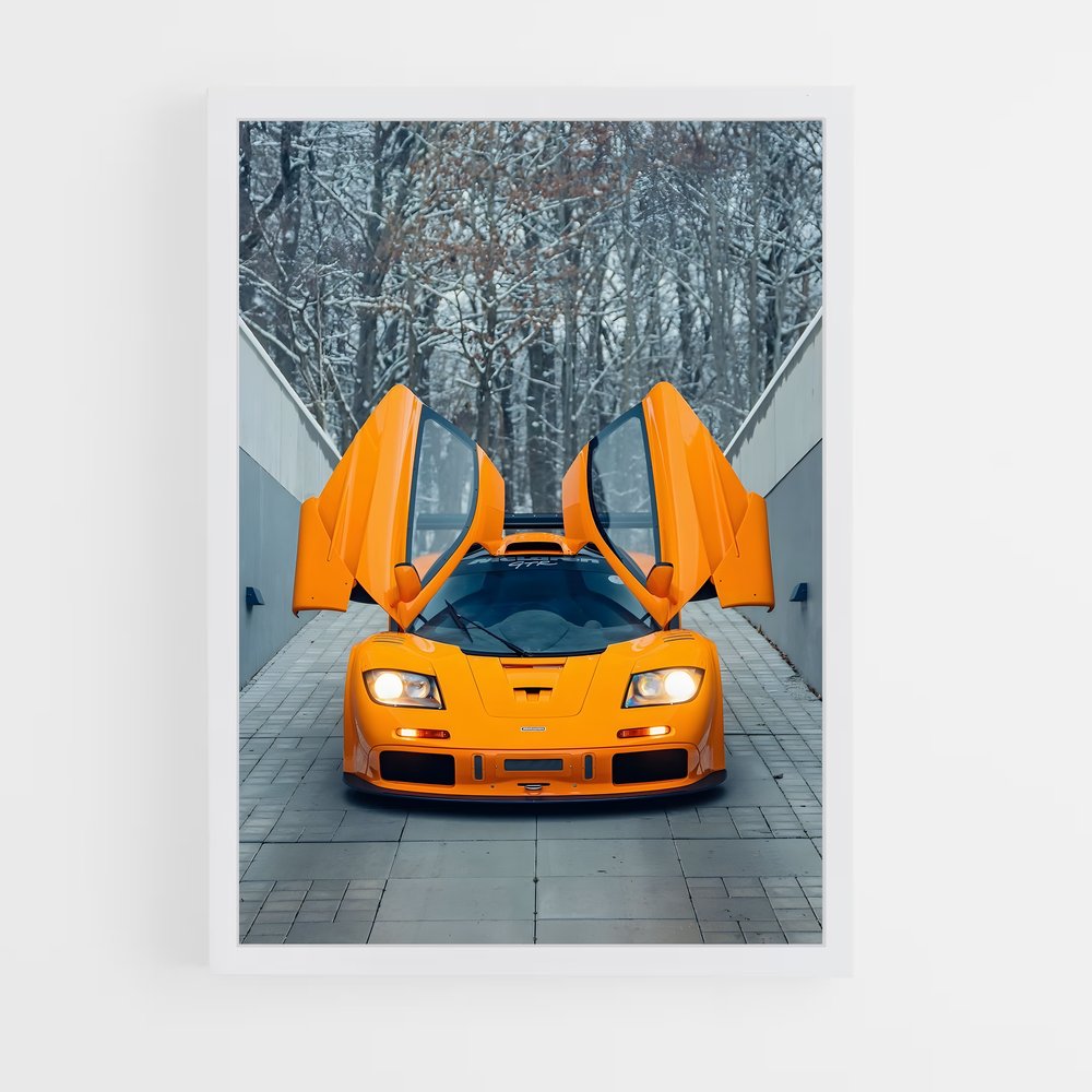 Poster splendide F gtr – affiche Mclaren (vue 3)